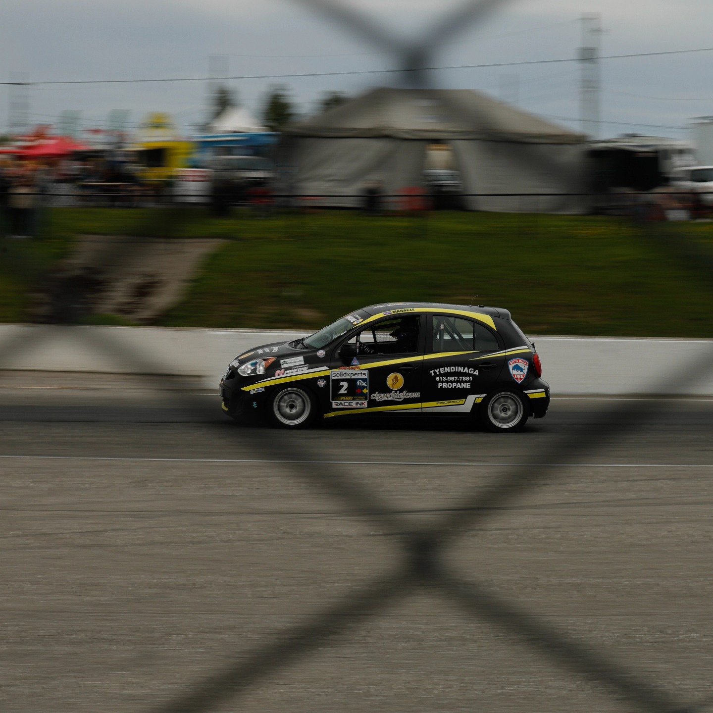 Racing on track